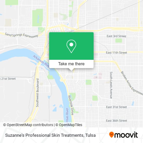 Suzanne's Professional Skin Treatments map