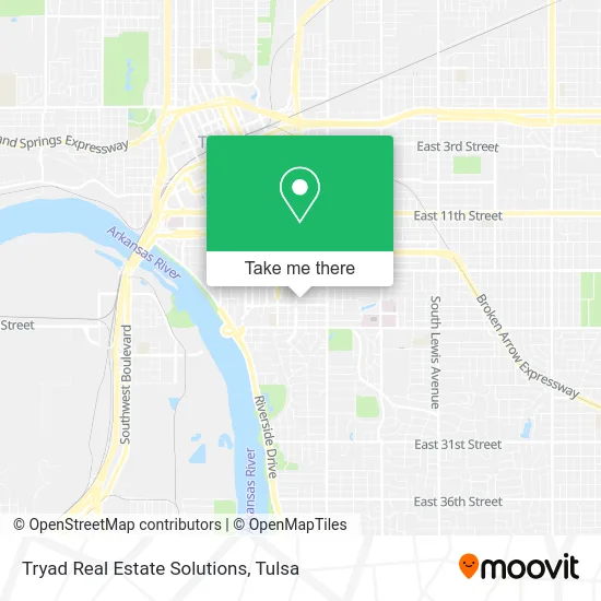 Tryad Real Estate Solutions map