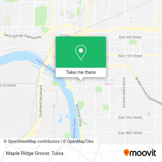 Maple Ridge Grocer map