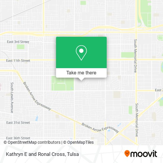 Kathryn E and Ronal Cross map