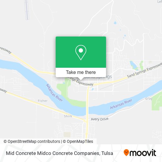 Mid Concrete Midco Concrete Companies map