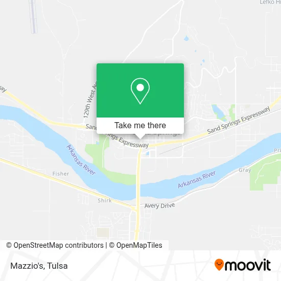 Mazzio's map