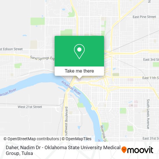 Daher, Nadim Dr - Oklahoma State University Medical Group map