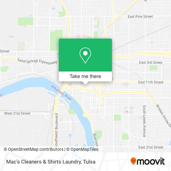 Mac's Cleaners & Shirts Laundry map