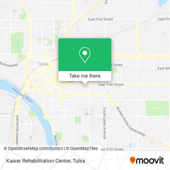 Kaiser Rehabilitation Center map