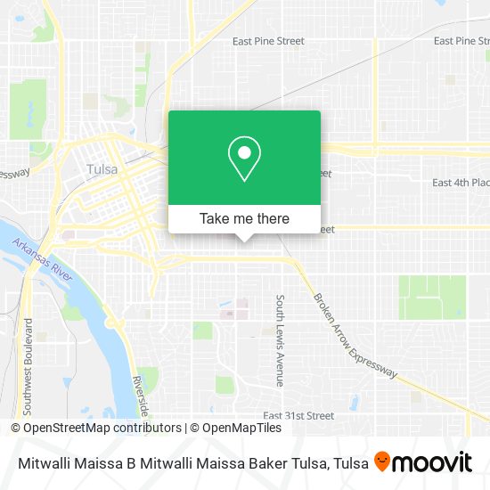 Mitwalli Maissa B Mitwalli Maissa Baker Tulsa map