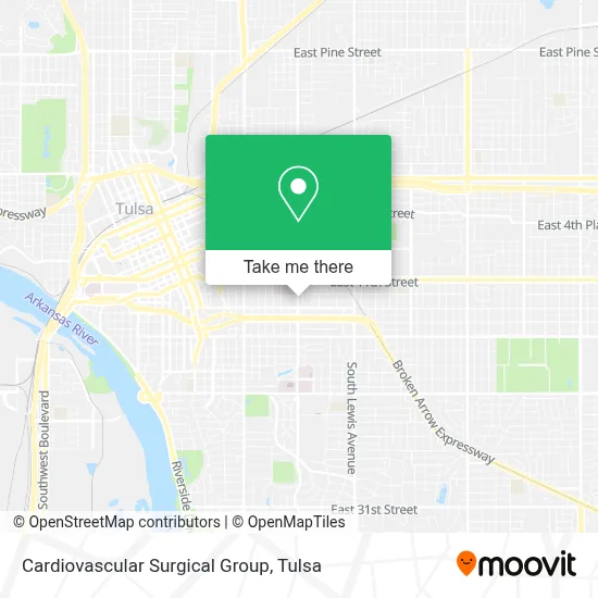 Cardiovascular Surgical Group map
