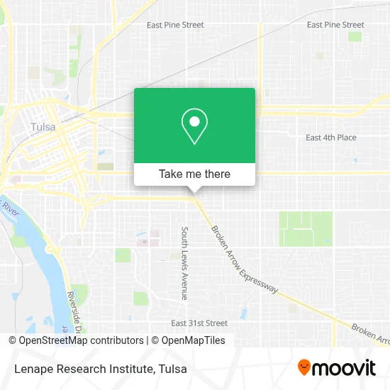 Lenape Research Institute map