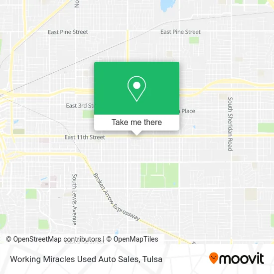 Working Miracles Used Auto Sales map
