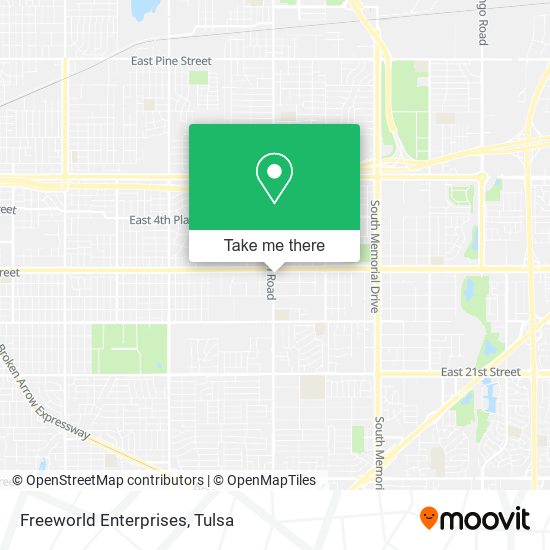 Freeworld Enterprises map