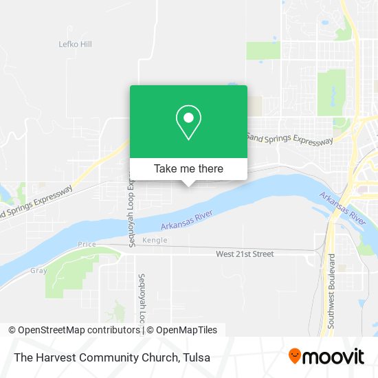 Mapa de The Harvest Community Church