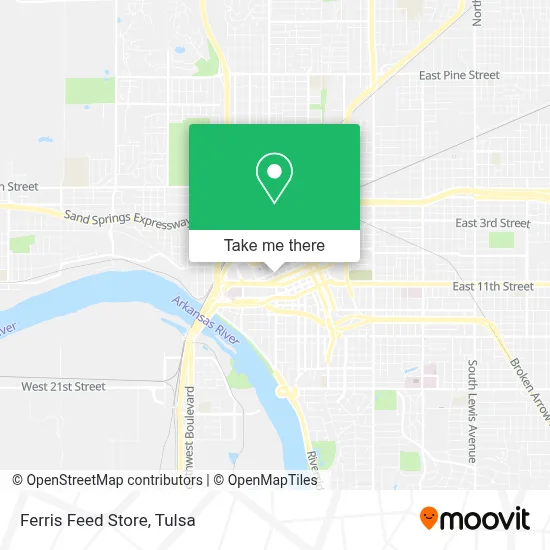 Ferris Feed Store map