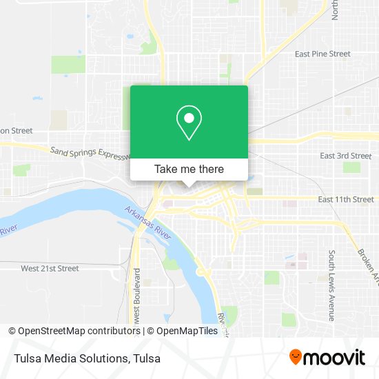 Tulsa Media Solutions map