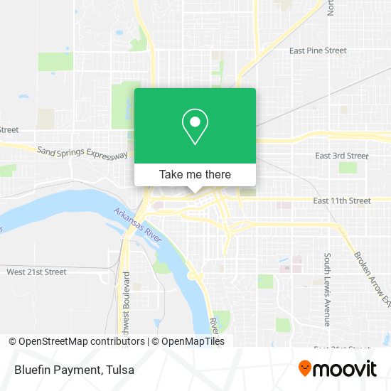 Mapa de Bluefin Payment