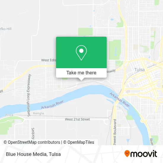 Blue House Media map