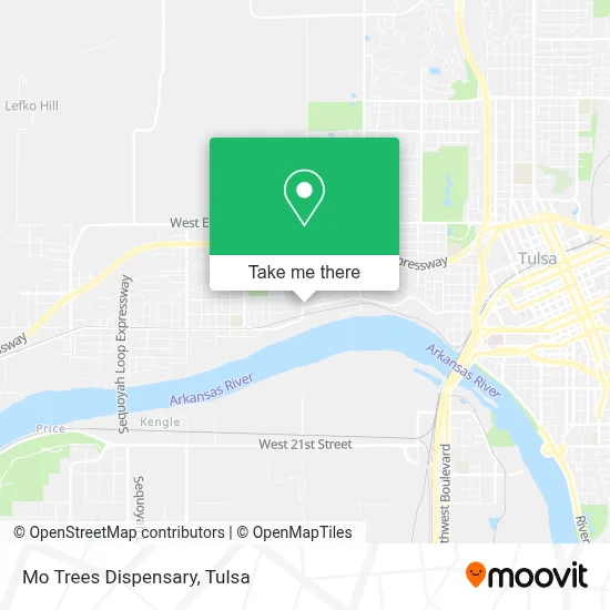 Mo Trees Dispensary map