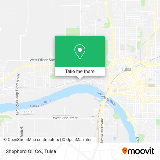 Shepherd Oil Co. map