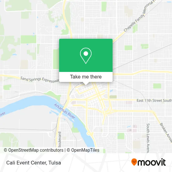 Cali Event Center map