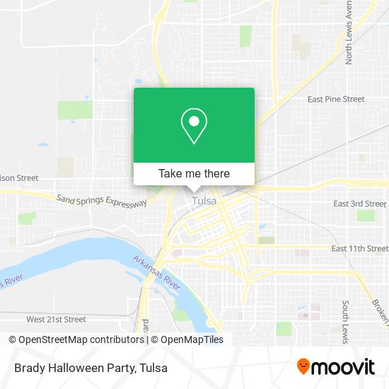 Mapa de Brady Halloween Party