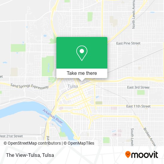 The View-Tulsa map