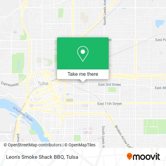 Leon's Smoke Shack BBQ map