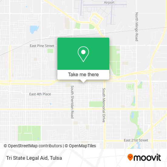 Mapa de Tri State Legal Aid