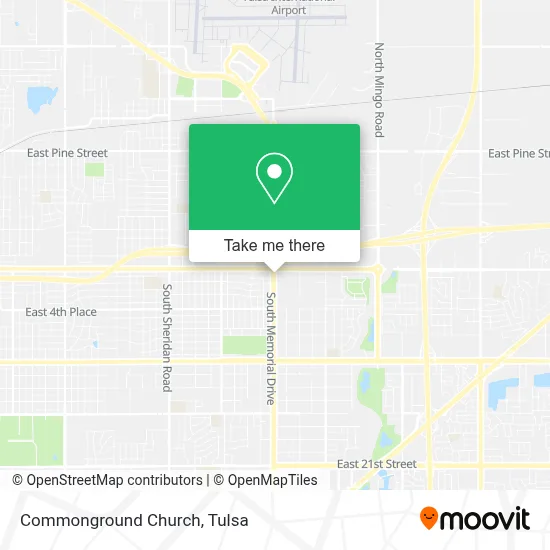 Commonground Church map