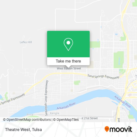 Theatre West map