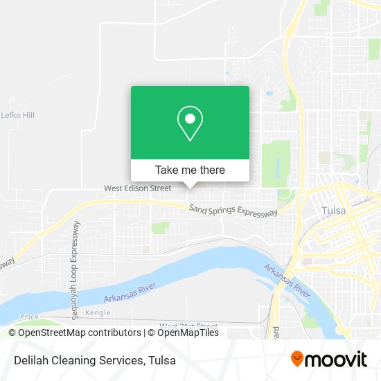 Mapa de Delilah Cleaning Services