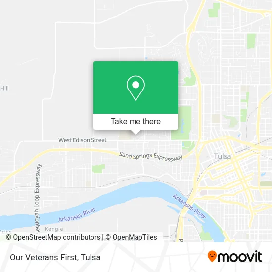 Our Veterans First map