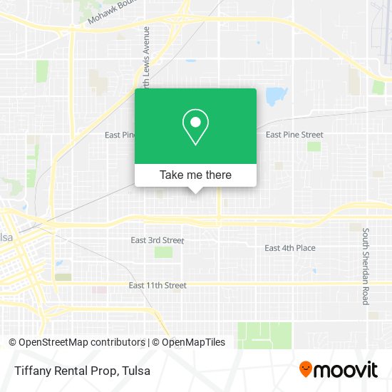 Tiffany Rental Prop map