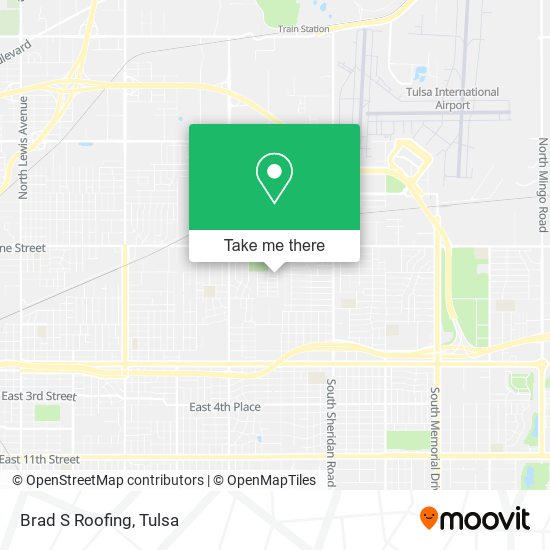 Brad S Roofing map