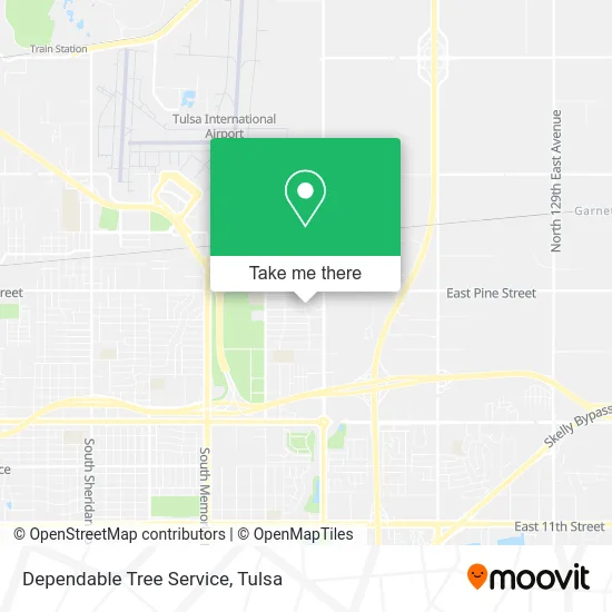 Dependable Tree Service map