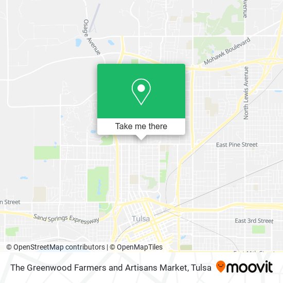 Mapa de The Greenwood Farmers and Artisans Market