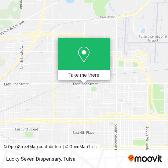 Lucky Seven Dispensary map