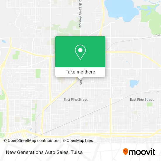 New Generations Auto Sales map