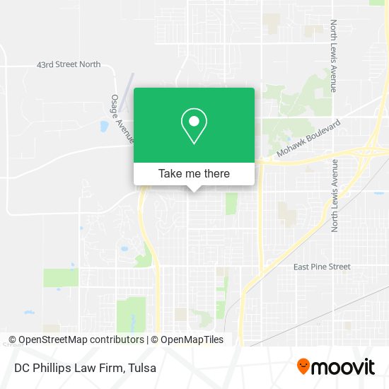 DC Phillips Law Firm map