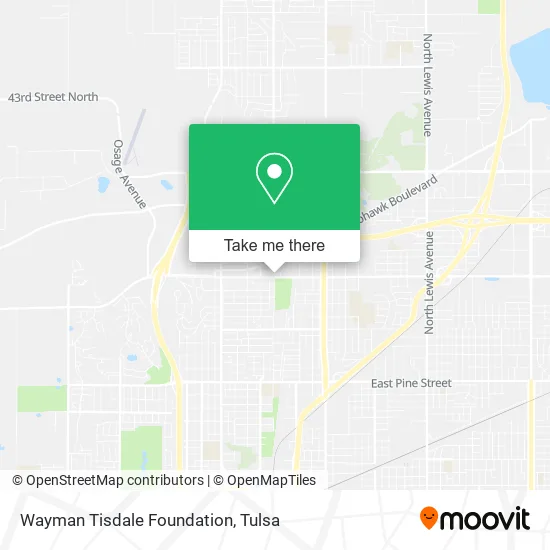 Mapa de Wayman Tisdale Foundation