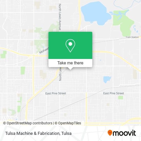 Tulsa Machine & Fabrication map