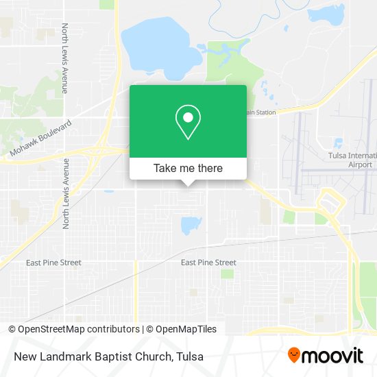 New Landmark Baptist Church map