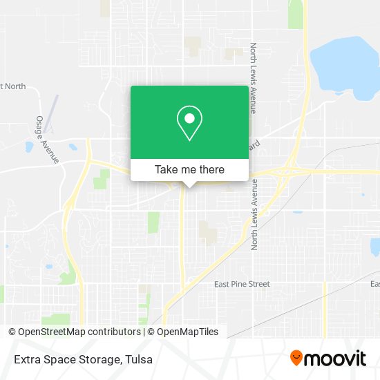 Mapa de Extra Space Storage