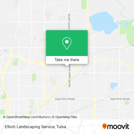 Elliott Landscaping Service map