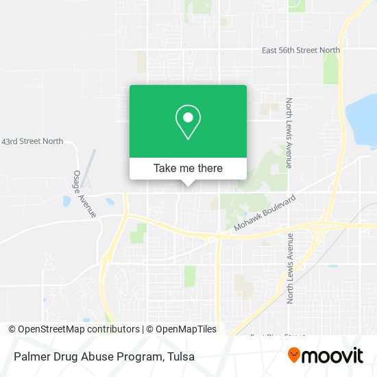 Palmer Drug Abuse Program map