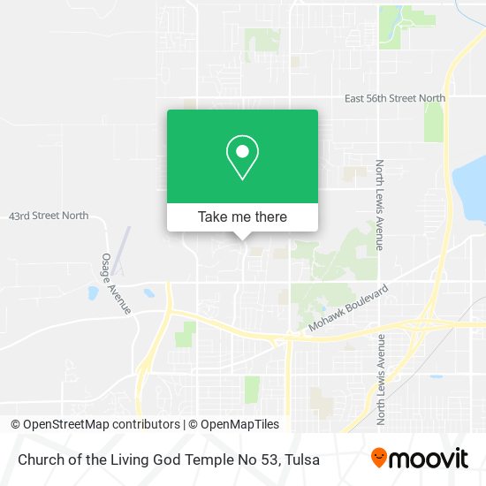 Mapa de Church of the Living God Temple No 53