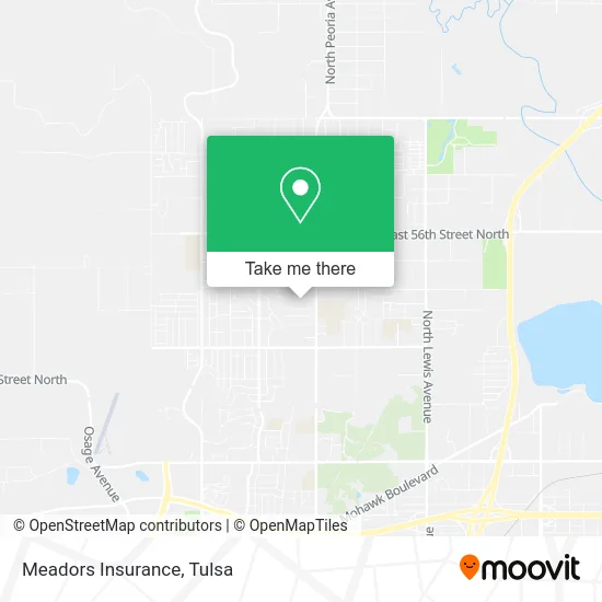 Meadors Insurance map