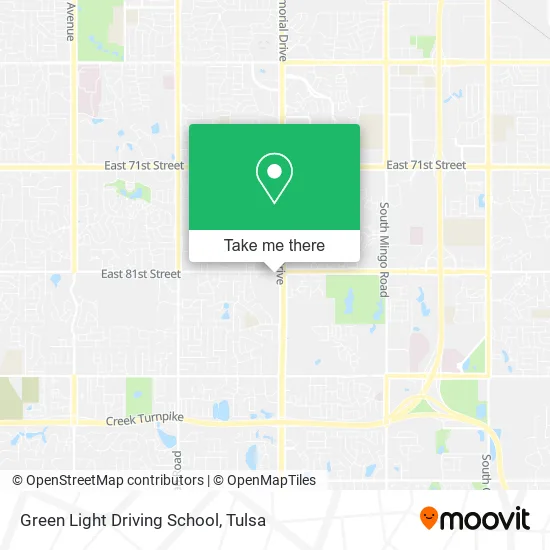 Green Light Driving School map