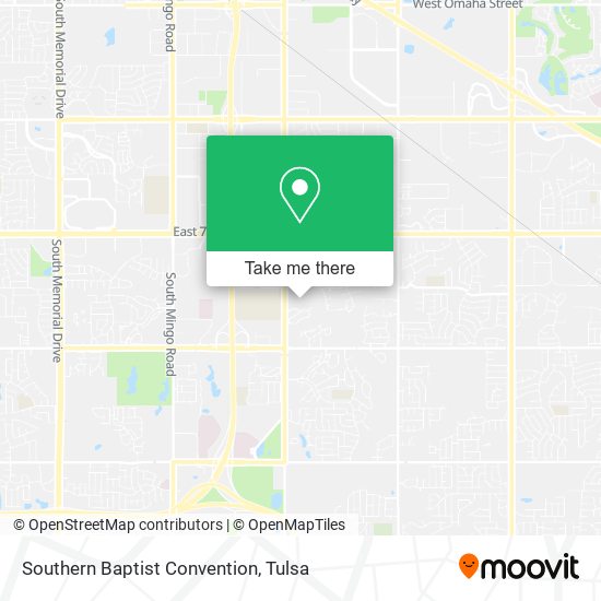 Southern Baptist Convention map