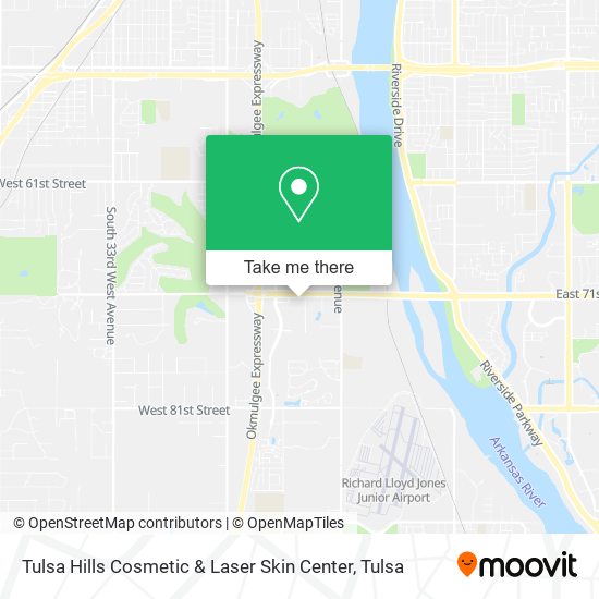 Tulsa Hills Cosmetic & Laser Skin Center map