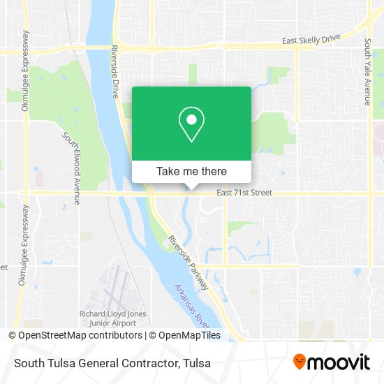 South Tulsa General Contractor map