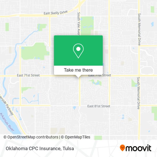 Oklahoma CPC Insurance map
